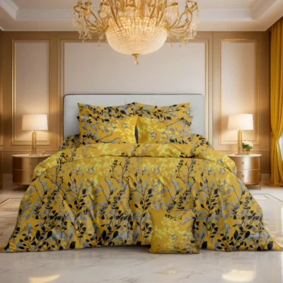 CROCUS Winter Comforter Set- 7 Pcs King Size